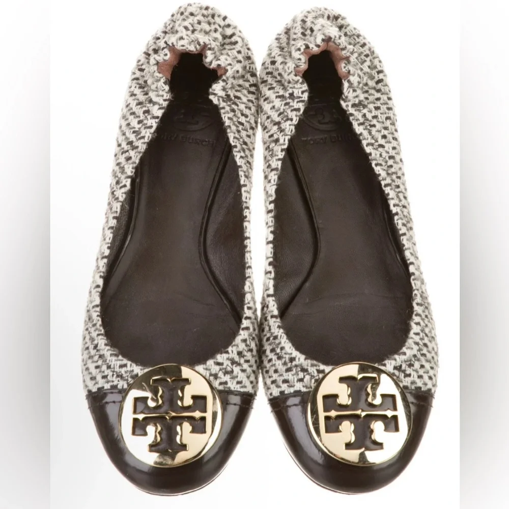 Tory Burch Tweed Ballet Flats